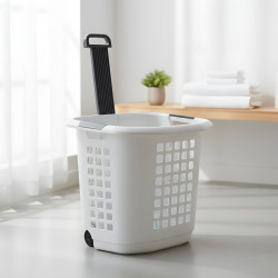 Plastic Laundry Basket 66 L